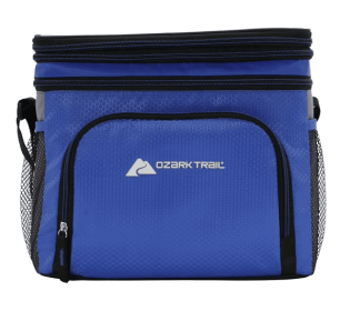 Ozark Trail Soft-Sided 12-Can Cooler, Blue