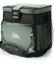 Arctic Zone Zipperless 16 Cans Soft Sided Cooler with Hard Liner, Sea Foam Green