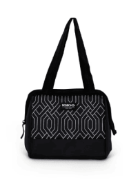 Igloo Leftover Polyester Lunch Tote Cooler, 9 Can Capacity, Black and White
