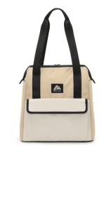 Ozark Trail 24 Can Wide Mouth Soft Cooler Tote, Tan, 16.9 Quart Volume Capacity