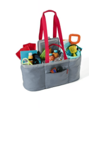 Coleman NOW 16-Can Soft Cooler Tote, Gray and Pink