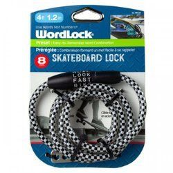 Wordlock 8mm 4 Ft Skateboard Lock (pack of 4)