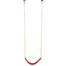 Heavy Duty Swing Seat Set Accessories Replacement Swings Slides Gyms Outdoor Red
