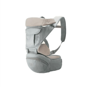 Multi-functional baby waist stool (Color: grey)