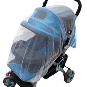 Anti-mosquito And Fly Baby Stroller Nets (Color: White)