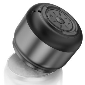 JYX Portable Bluetooth Speaker & Powerful Sound And Deep Bass Party Speaker For Home & Outdoor And Travel (Color: grey)