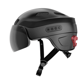 PS03D-1080P Smart Bluetooth Helmet for Bicycles, Gravity-Sensing Magnetic Headings, WIFI+ Remote Control, Voice Command (PS03D-1080P: PS03D-1080P)